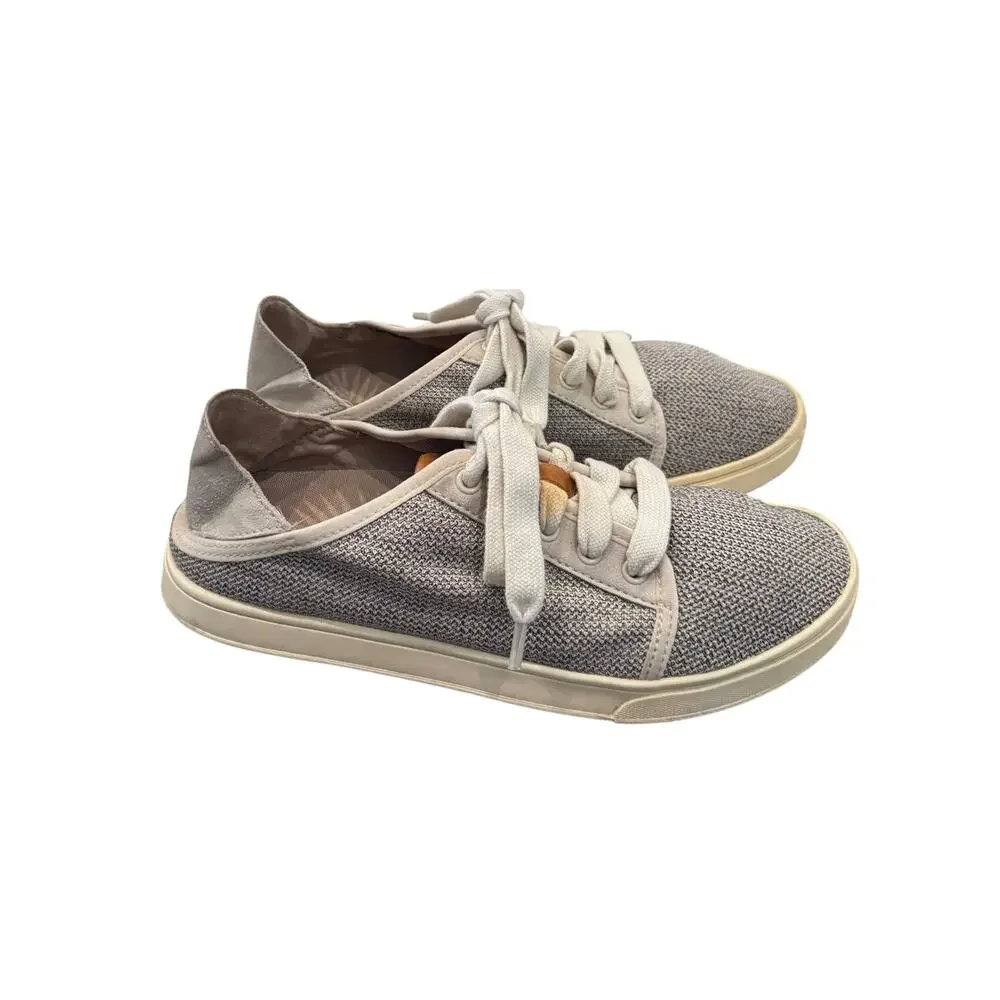 OluKai Pehuea Li Tapa Mesh Drop-In Heel Sneakers 20379-2020 Women’s 7.5